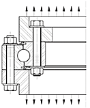 Tension axial load