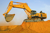 Kaydon Bearings - markets - mining - excavator