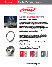 Kaydon Reali-Slim robotic application case study