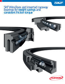 SKF and Kaydon Wire Race bearings